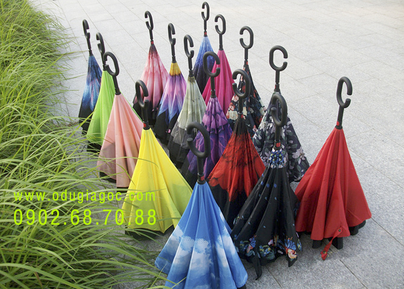 Ô cầm tay gập ngược, một thiết kế đột phá – Sản xuất ô dù, sản xuất ô dù cầm tay, sản xuất ô cầm tay, sản xuất dù cầm tay in logo quảng cáo, ô dù quà tặng khuyến mãi, ô dù việt, ô dù giá gốc 